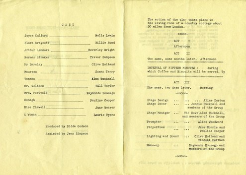 Original Programme